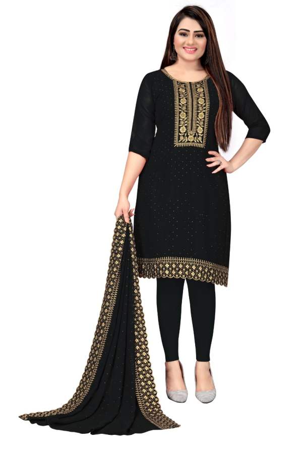 Gng 41075 Stylish Fancy Festive Wear Georgette Work Dress Material Collection